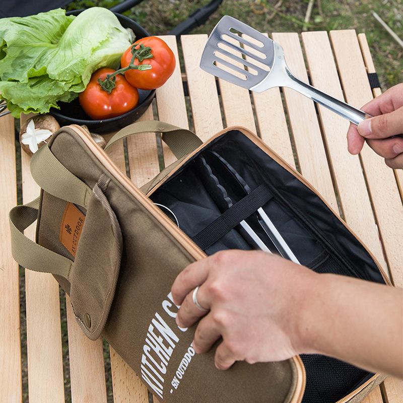 Outdoor Hunting Kitchen - طقم أدوات طهي للتخييم مكون من