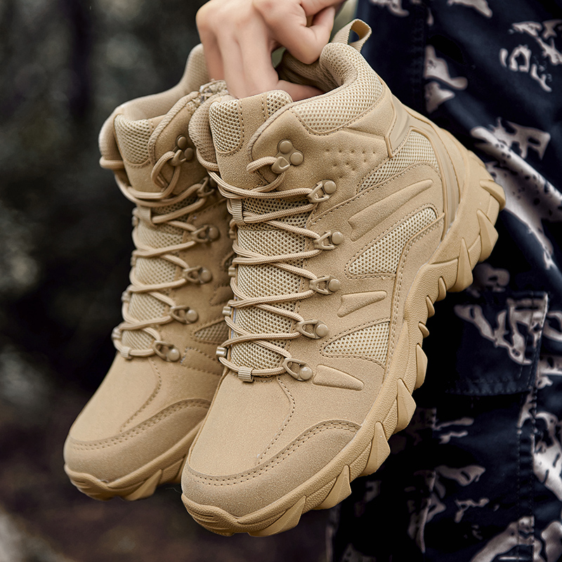 Outdoor Hunting Boots For Men - الصحراء القتالية أحذية التدريب الذكور في