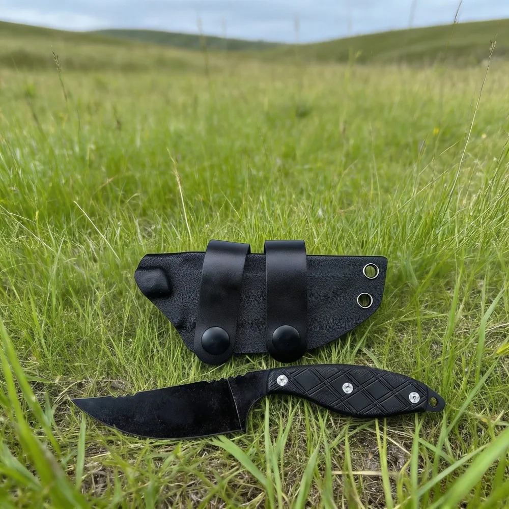 Outdoor Hunting Gifts - سكين V040 للاستخدام الخارجي بشفرة ثابتة