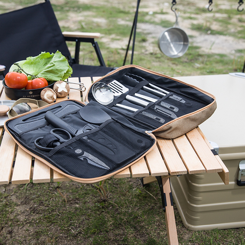 طقم أدوات طهي للتخييم مكون من  - مراجعة Outdoor Hunting Kitchen وسعره
