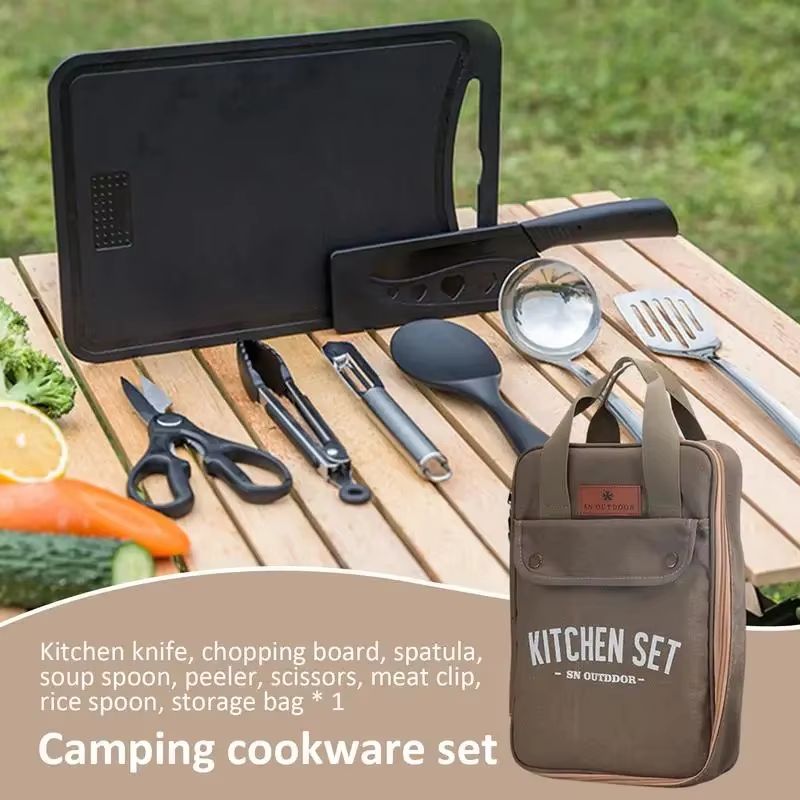 طقم أدوات طهي للتخييم مكون من  - مراجعة Outdoor Hunting Kitchen وسعره
