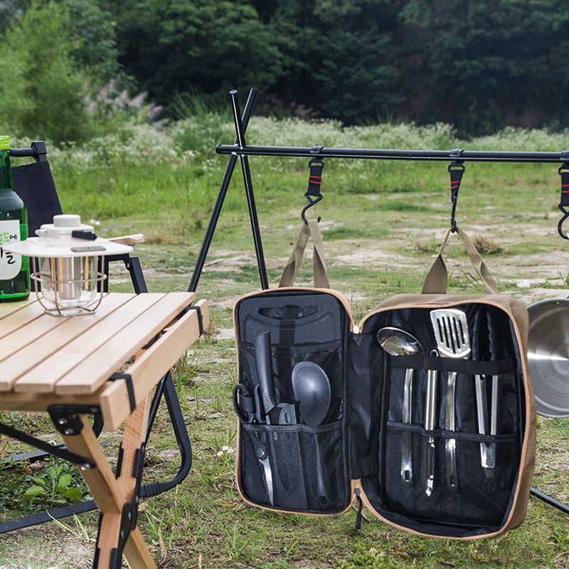 طقم أدوات طهي للتخييم مكون من  - مراجعة Outdoor Hunting Kitchen وسعره