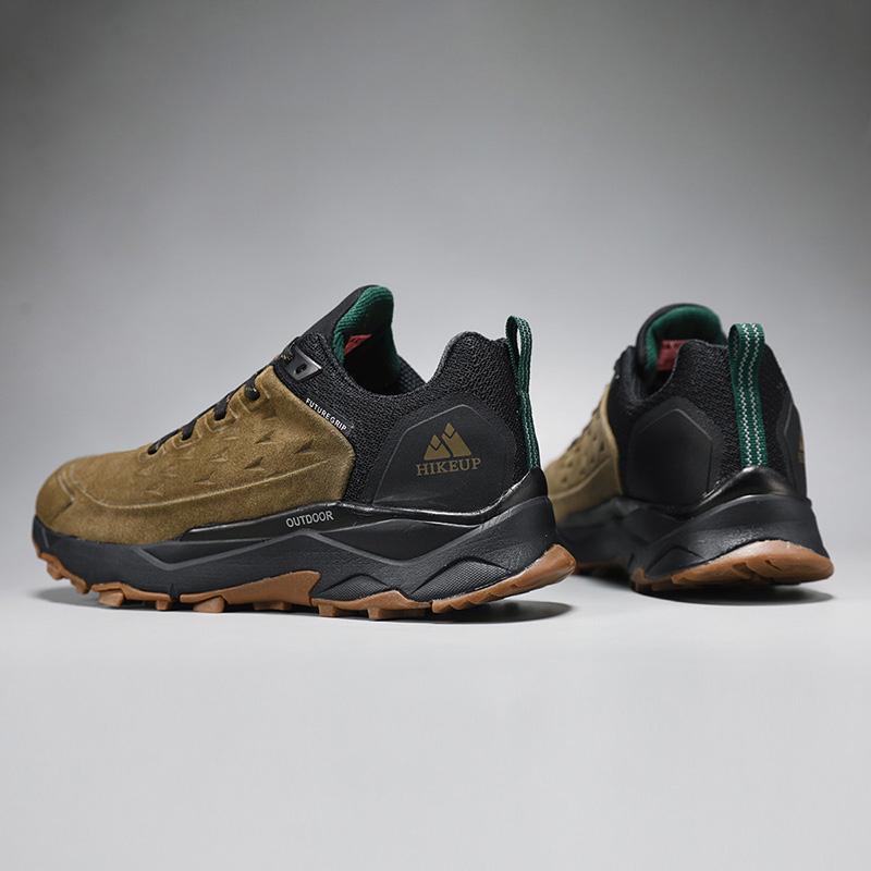 HIKEUP المطاط تسولي خففت أحذية - مراجعة Outdoor Hunting Boots For Men وسعره