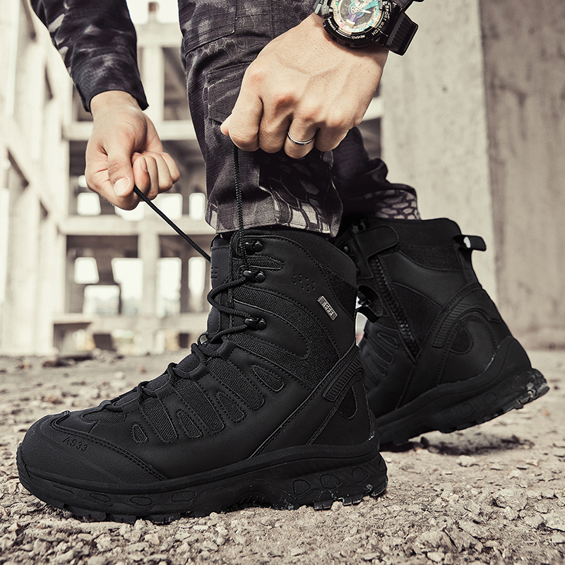 جديد الرجال الأحذية التكتيكية  - مراجعة Outdoor Hunting Boots For Men وسعره