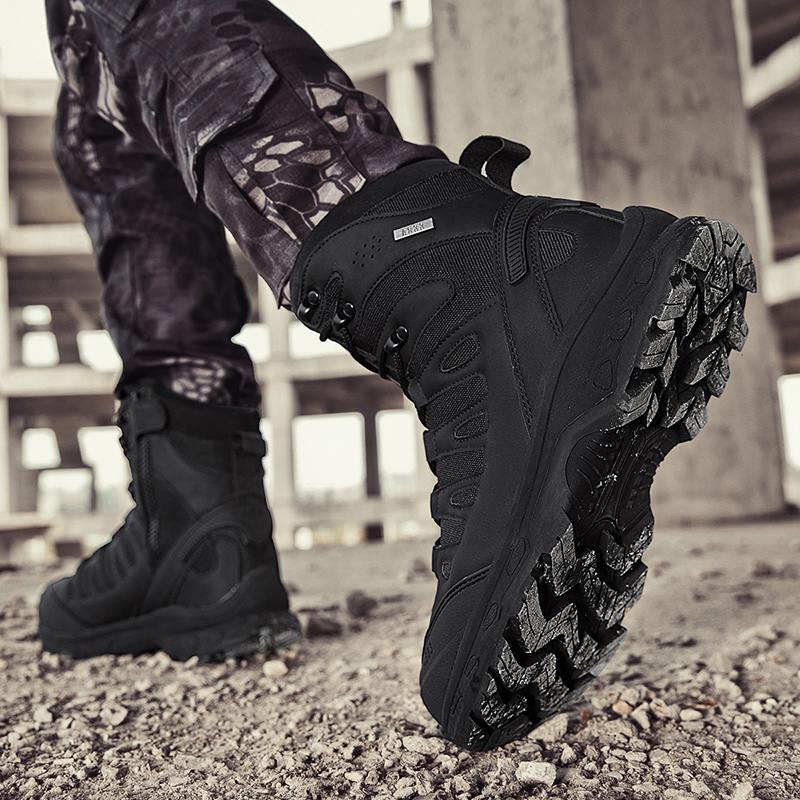 جديد الرجال الأحذية التكتيكية  - مراجعة Outdoor Hunting Boots For Men وسعره