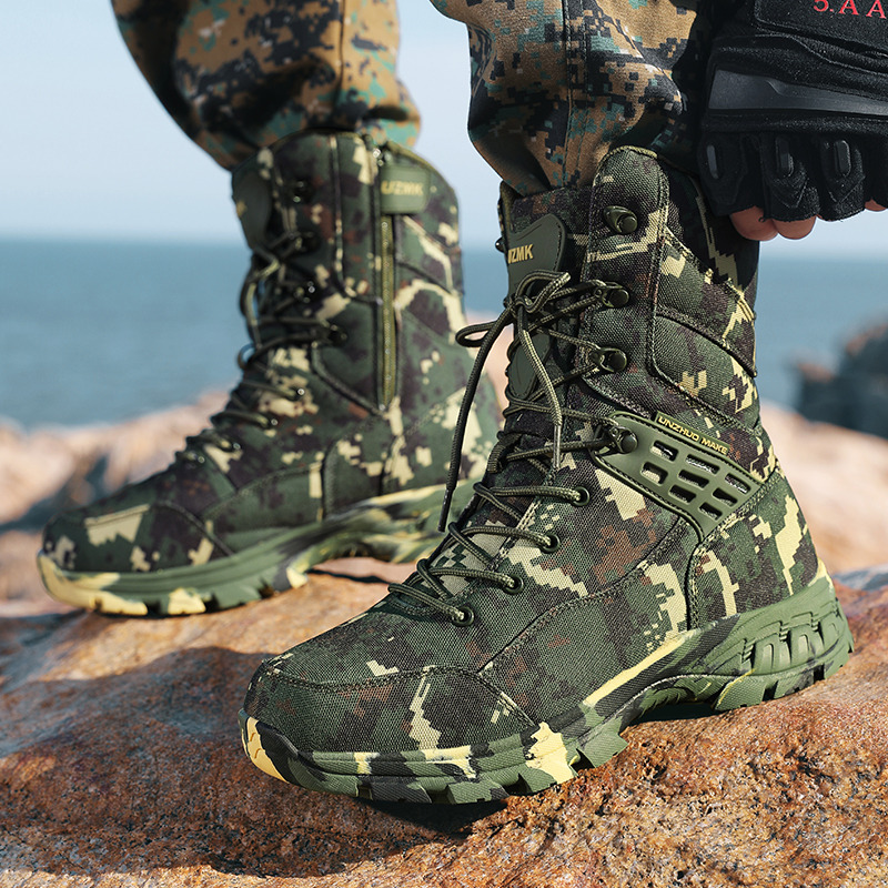 عالية الجودة الرجال الأحذية في - مراجعة Outdoor Hunting Boots For Men وسعره