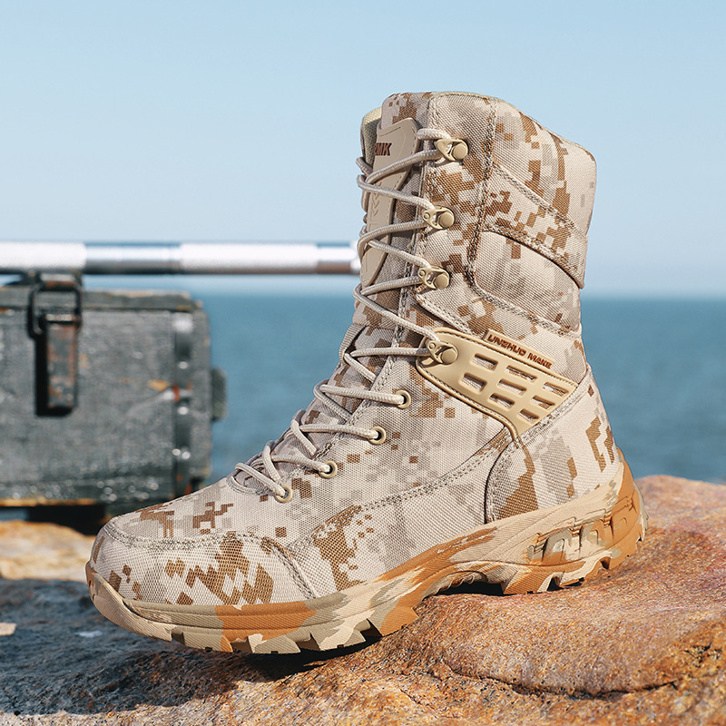عالية الجودة الرجال الأحذية في - مراجعة Outdoor Hunting Boots For Men وسعره